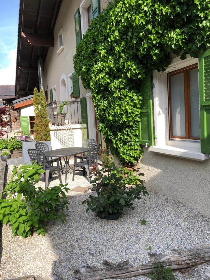 Cafe Cher-Mignon Et Chambres D'Hotes Chermignon-d'en Haut Екстериор снимка
