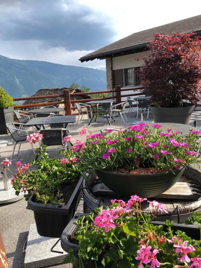 Cafe Cher-Mignon Et Chambres D'Hotes Chermignon-d'en Haut Екстериор снимка