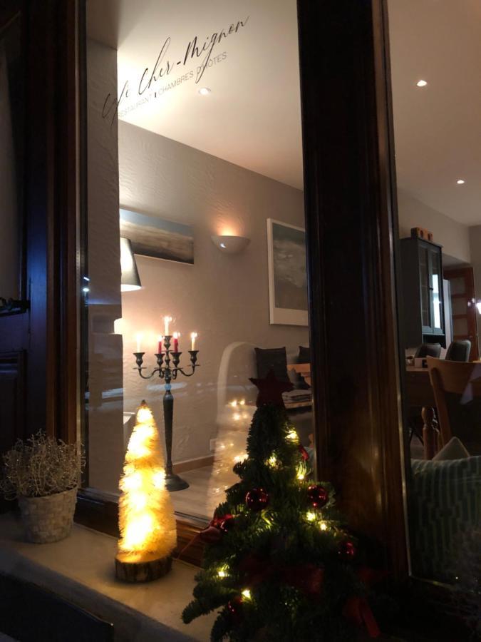 Cafe Cher-Mignon Et Chambres D'Hotes Chermignon-d'en Haut Екстериор снимка