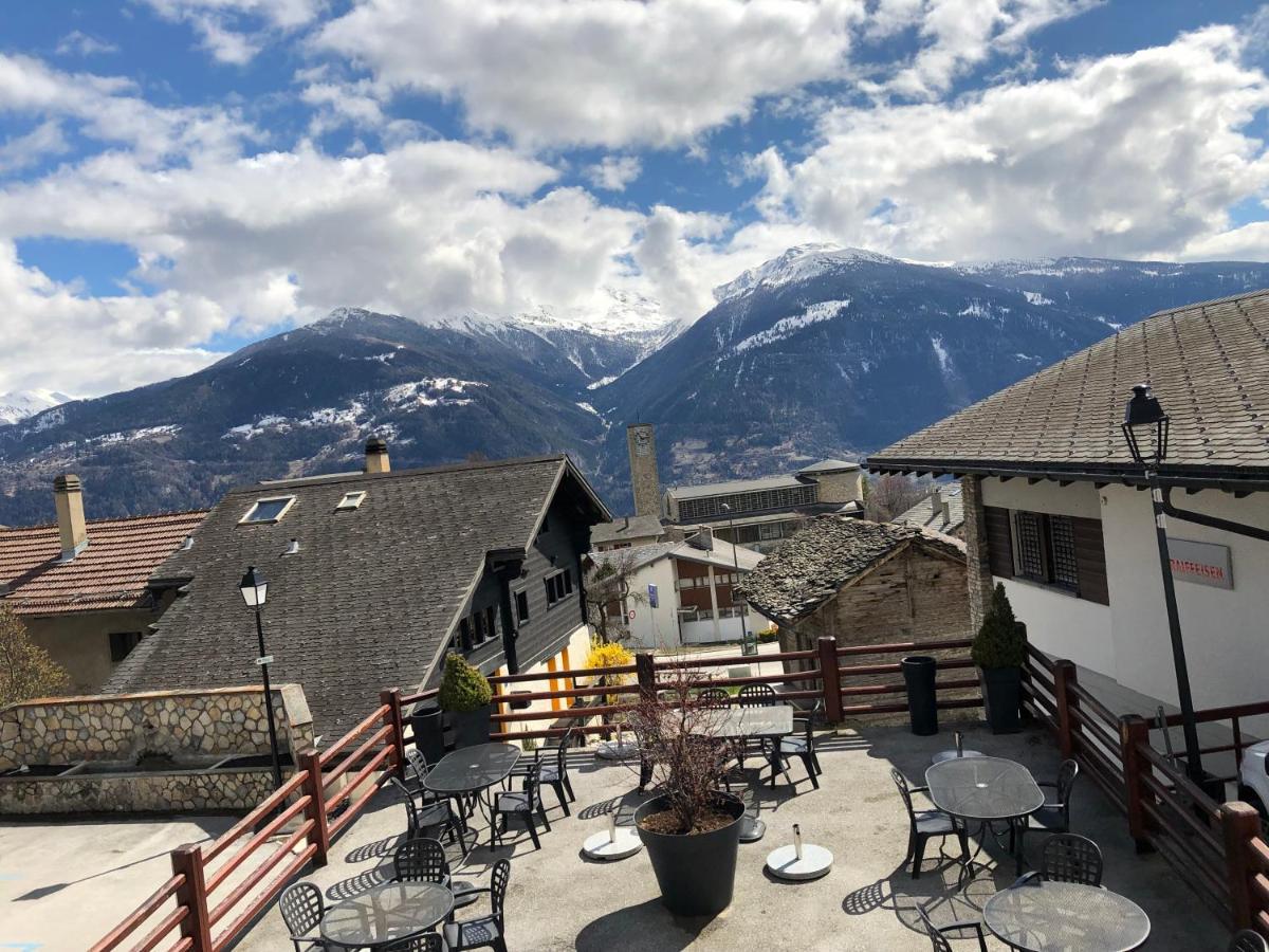 Cafe Cher-Mignon Et Chambres D'Hotes Chermignon-d'en Haut Екстериор снимка